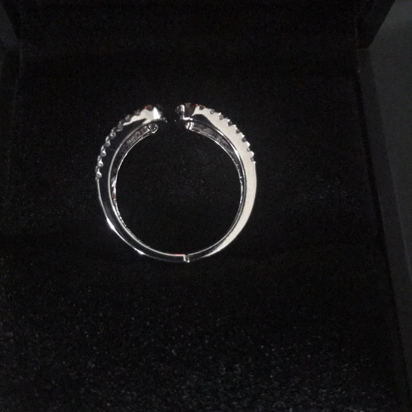 New .925 Sterling Silver open adjustable Ring - Picture 5 of 5